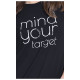 Target Γυναικεία αμάνικη μπλούζα Long Sleeveless Top Single Jersey "Mind"